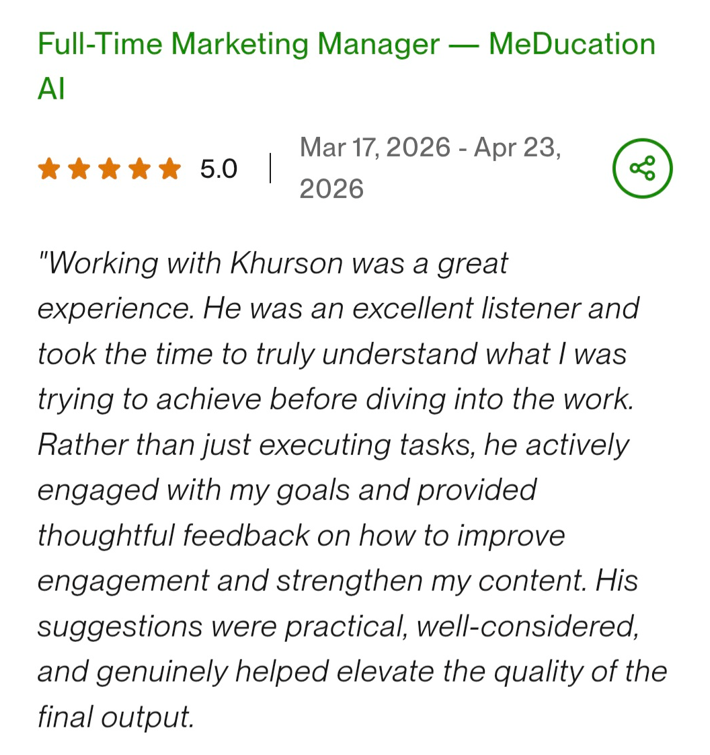 International client review