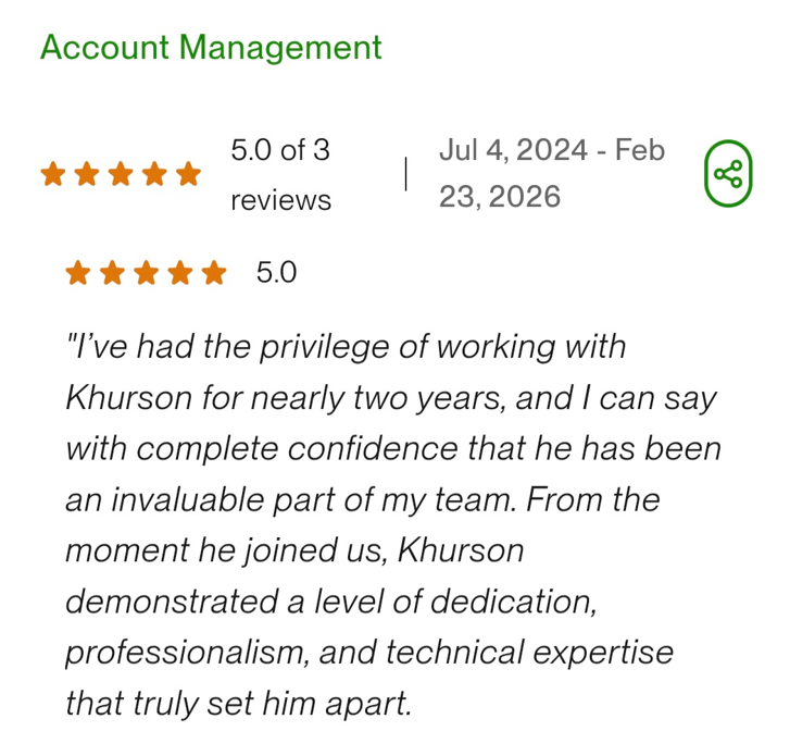International client review