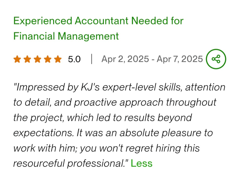 International client review